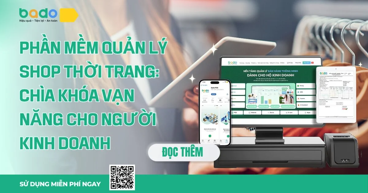 Phần mềm quản lý shop thời trang